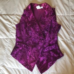 Vintage Velvet vest